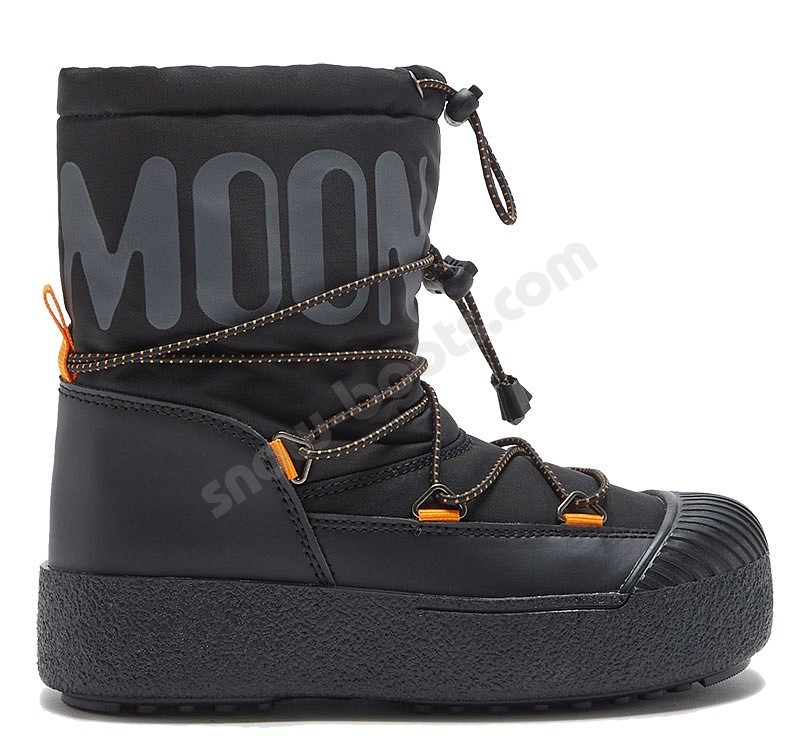 Moon Boot® JR Track Polar schwarz orange
