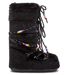 MOON BOOT スノーブーツ　フォックスファー　ITALY発ルーマニア製 MOON BOOT スノーブーツ フォックスファー ITALY発ルーマニア製