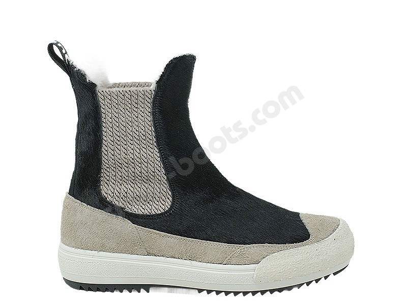 BnG Real Shoes La Yeti Beatles High black