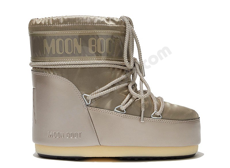 Moon Boot® Icon Low Glance platinum