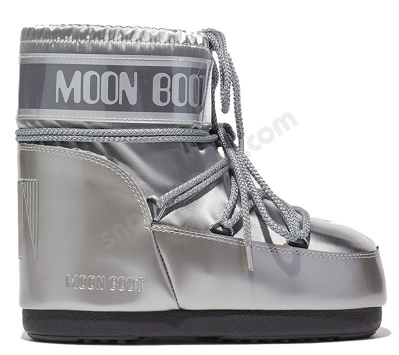 Moon Boot® Icon Low Glance silver