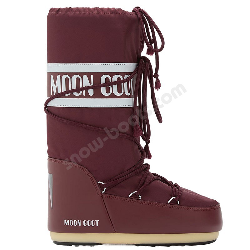Moon Boot® Icon Nylon Boot burgundy