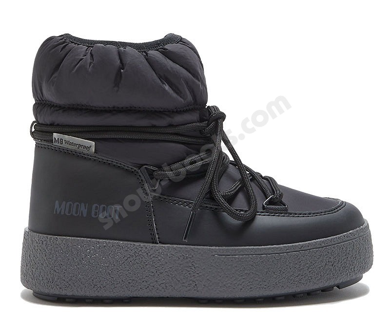 Moon Boot® JR Track Low Nylon schwarz