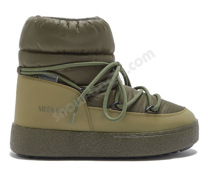 Moon Boot® LTrack Low Nylon WP khaki green