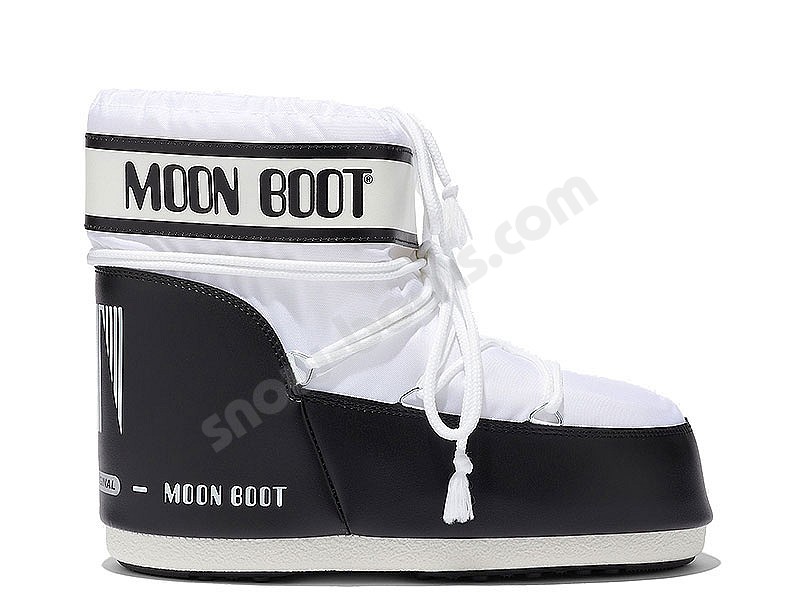 Moon Boot® Icon Low Nylon bianco nero