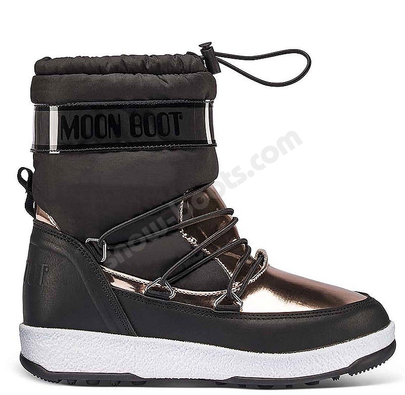 Moon Boot® Moonboot JR Girl Soft WP black copper