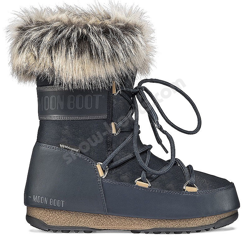 moon boots monaco low noir