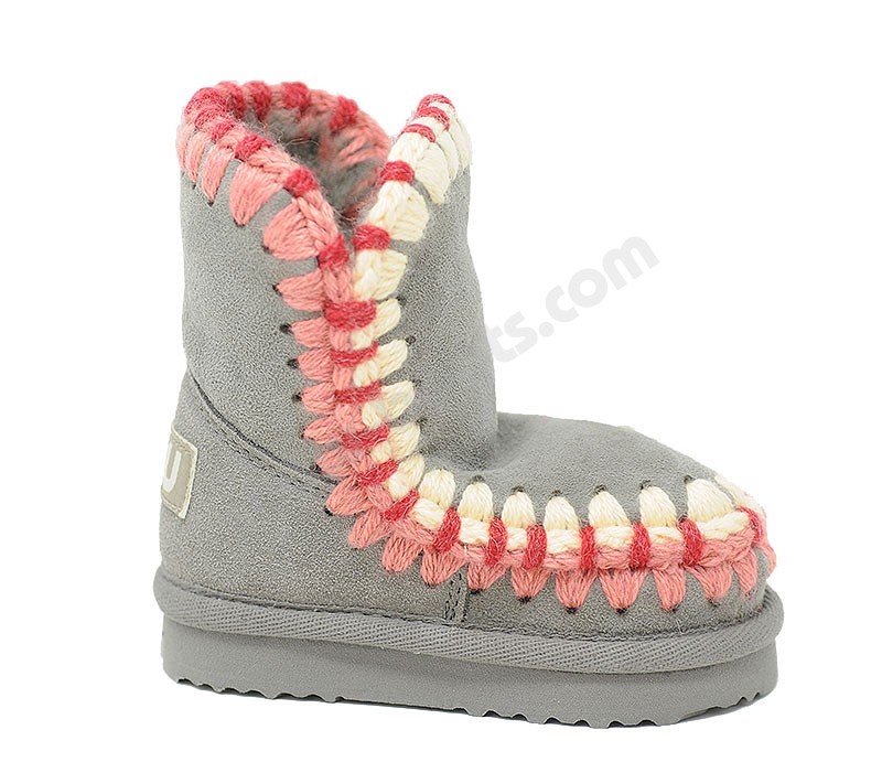 MOU Eskimo Overstitching Kid new grey