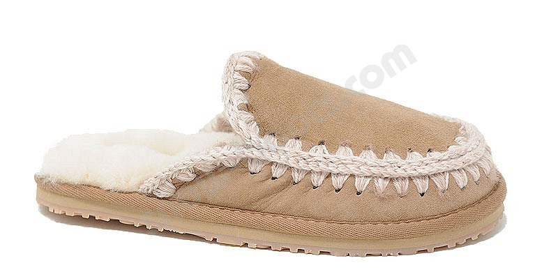 MOU Slipper Full Eskimo Stitc pink sabbia