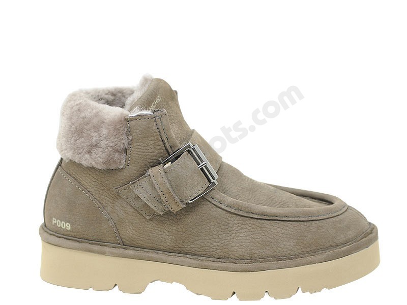 Panchic P009 Ankle Strap Boot kaffee