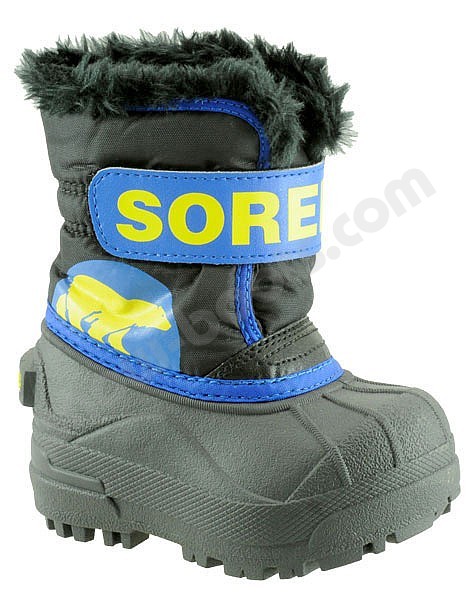 Sorel Toddlers Snow Commander schwarz super blau