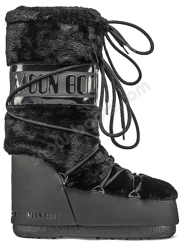 Moon Boot® Moon Boot Faux Fur black
