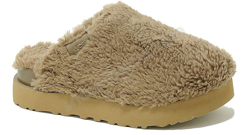 UGG® Fuzz Sugar Slide tortora hickory