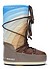 Moon Boot® Icon Rainbow shitake brown blue